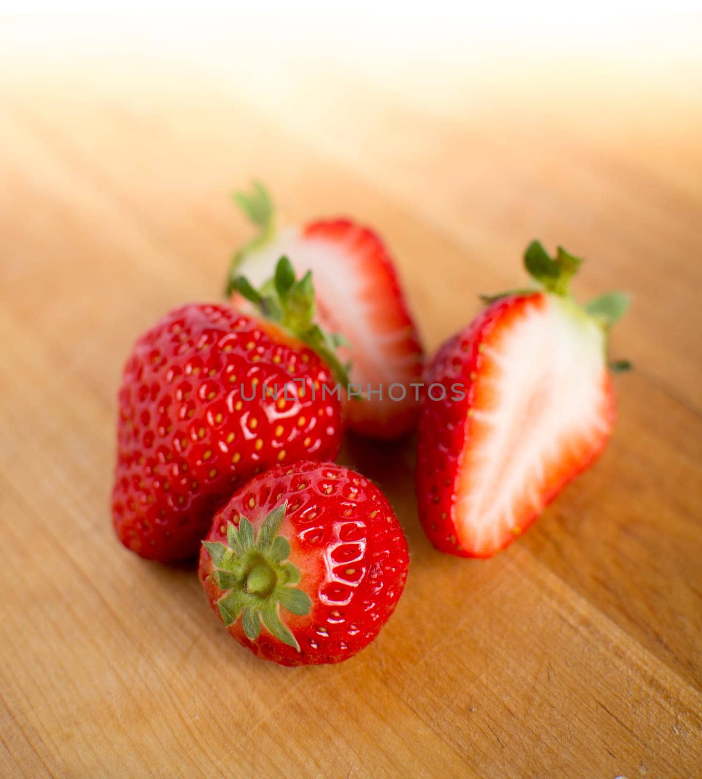 Beautiful fresh strawberries