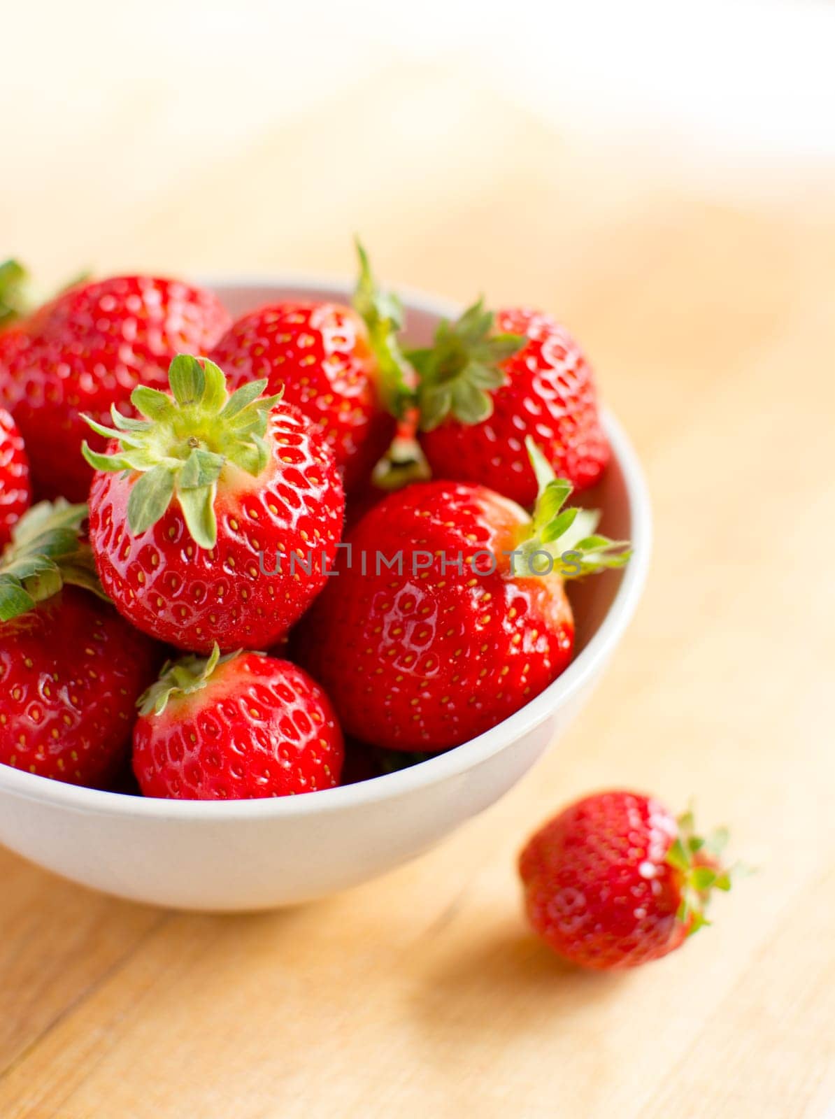 Beautiful fresh strawberries