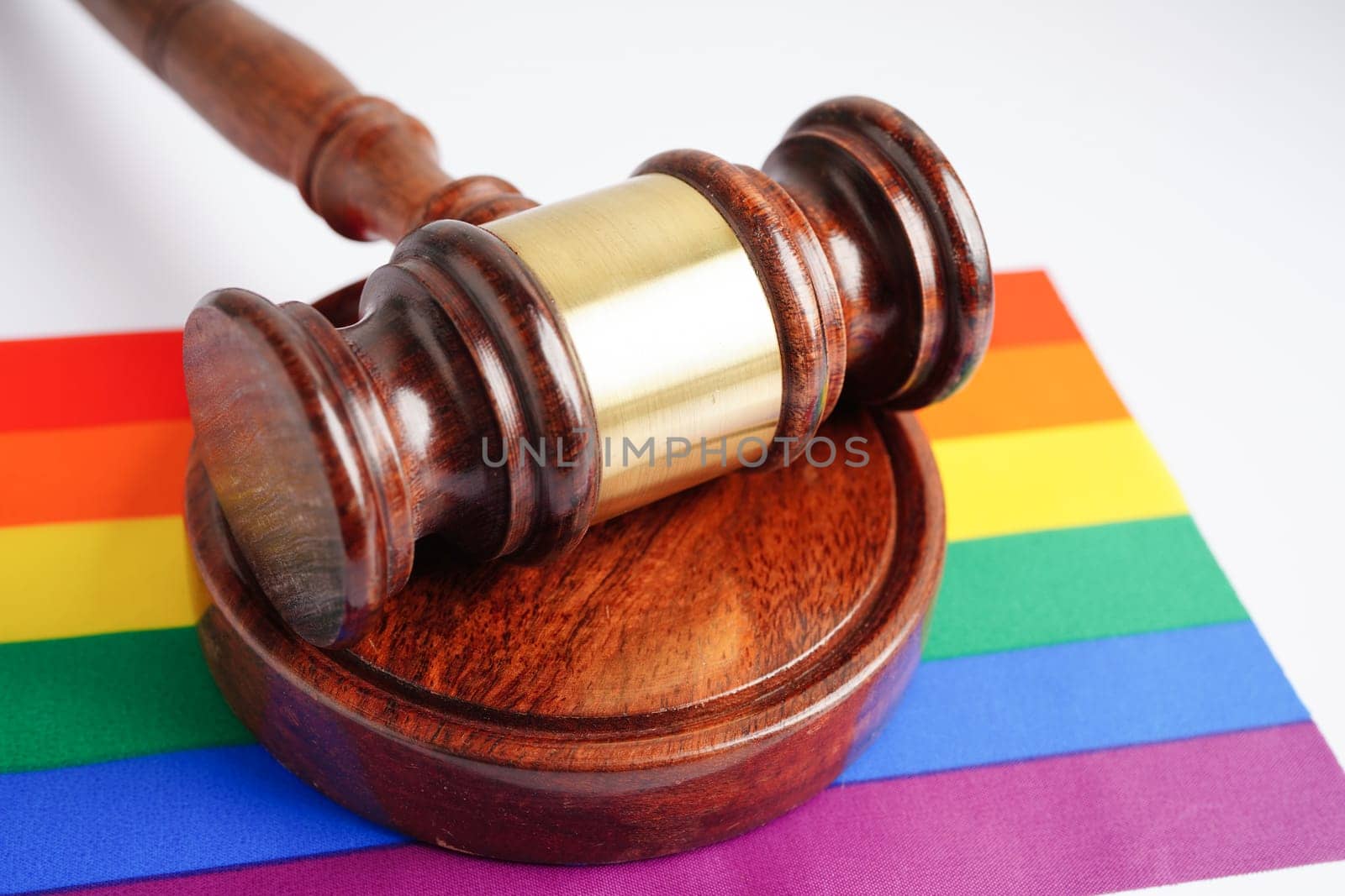 LGBT flag, rainbow color love symbol, pride month in June, vector illustration. 