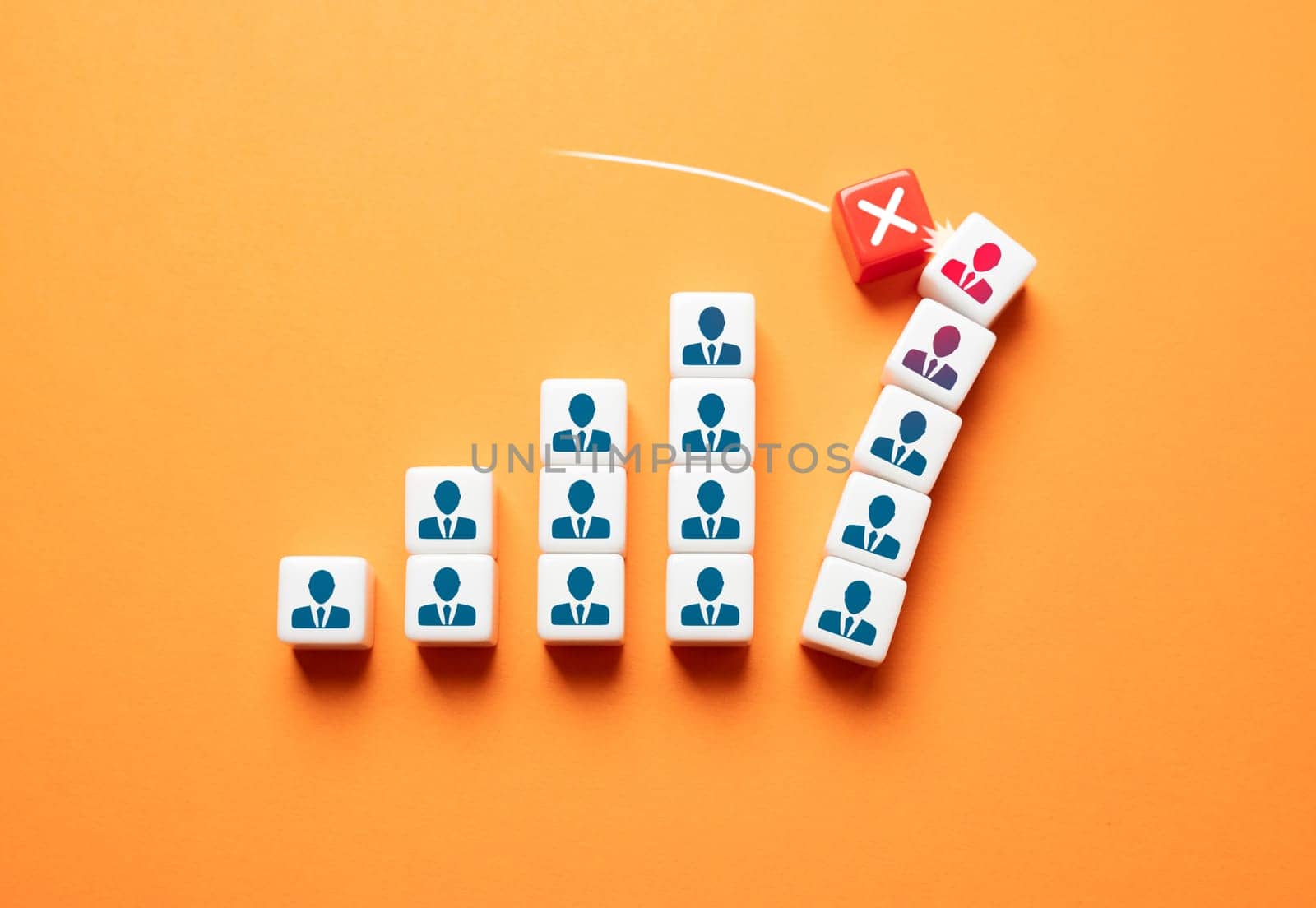 Dismissal of employees. An overgrown staff puts business at risk. Workers leaving the company. Delays and queue waiting. Reducing the budget burden, laying off part of the staff. Team breakup.