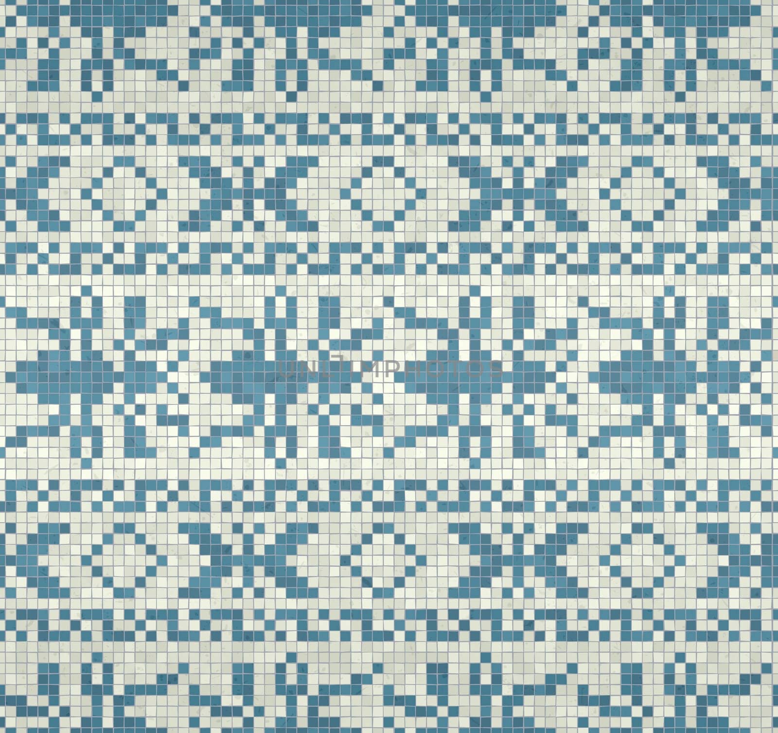 Scandinavian style seamless mosaic tiles pattern