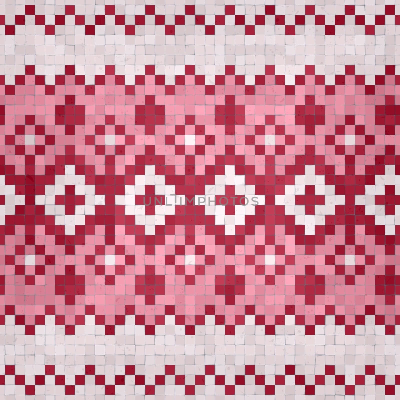 Scandinavian style seamless mosaic tiles pattern