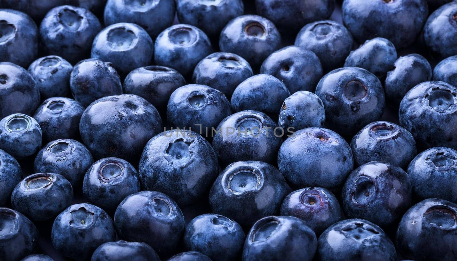 blueberry fruits vegetarian food, AI generated image
