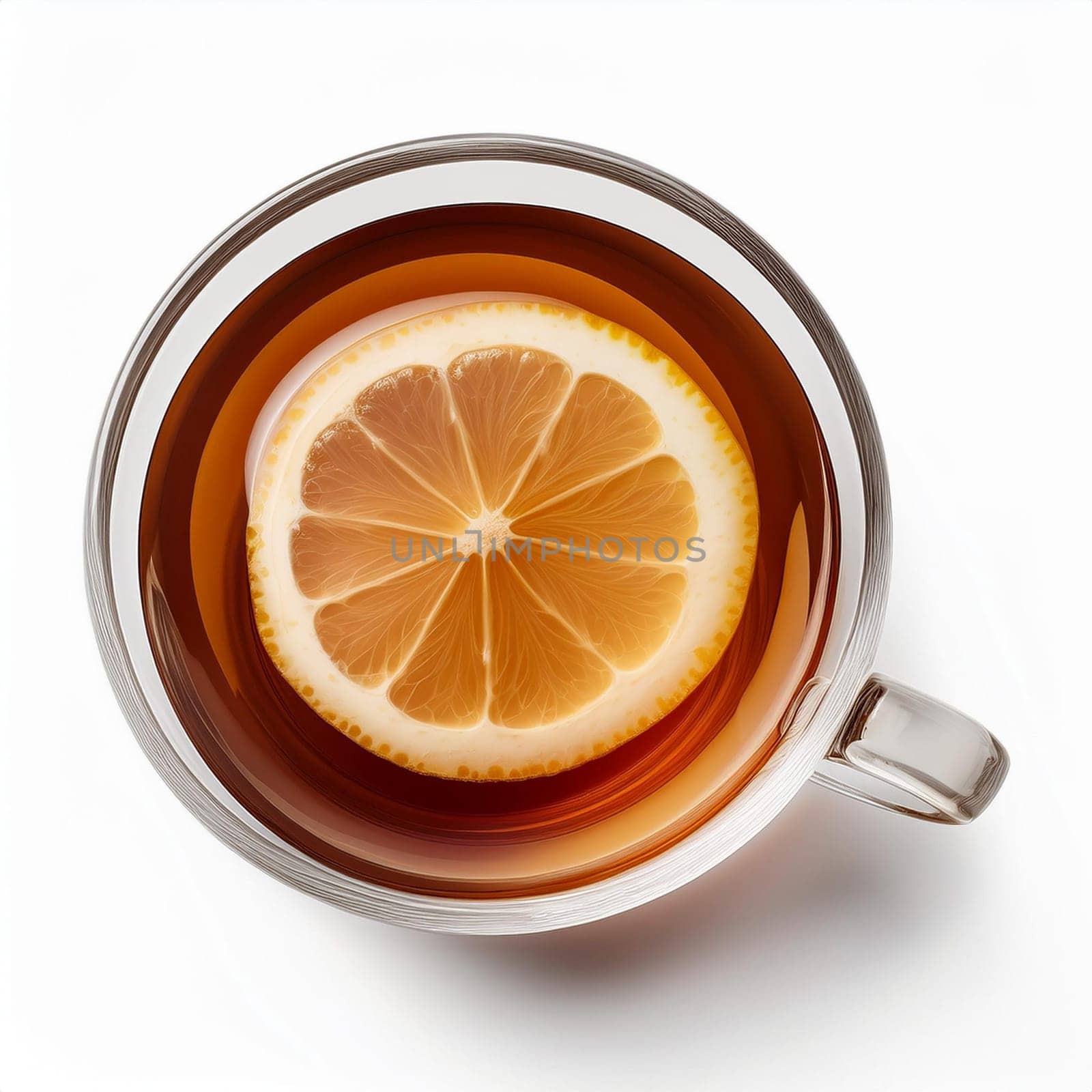 cup of black tea, AI generated image