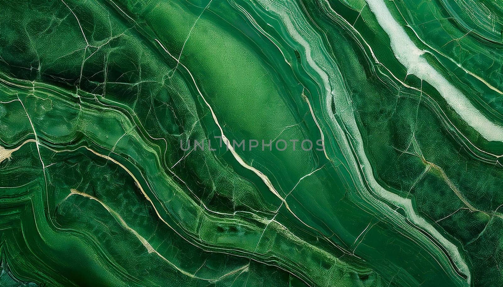 green marble texture useful as a background, AI generated image