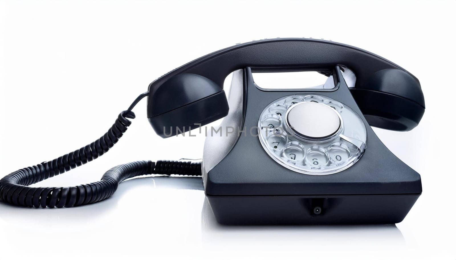 vintage landline telephone, AI generated image