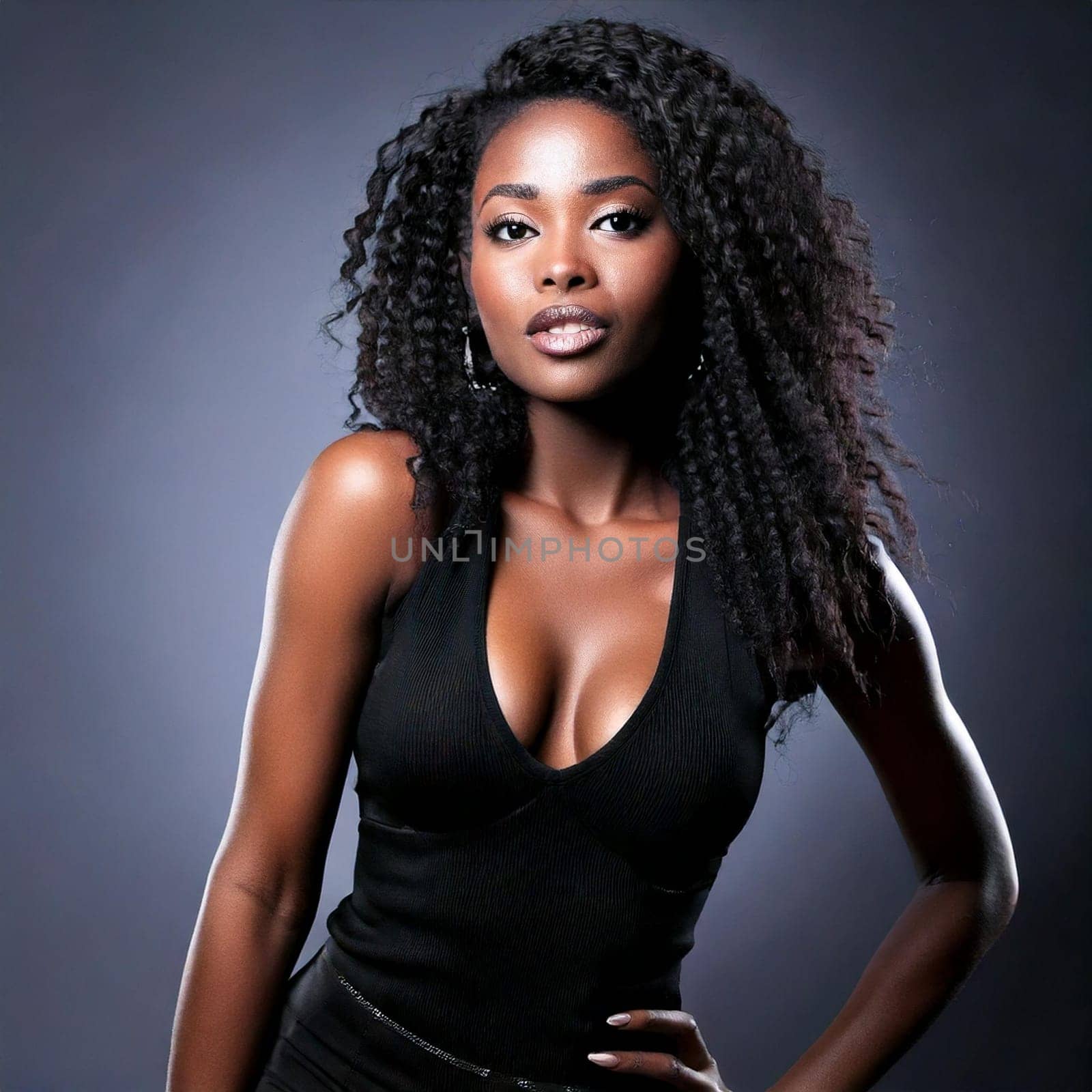 gorgeous pretty young woman, AI generated image