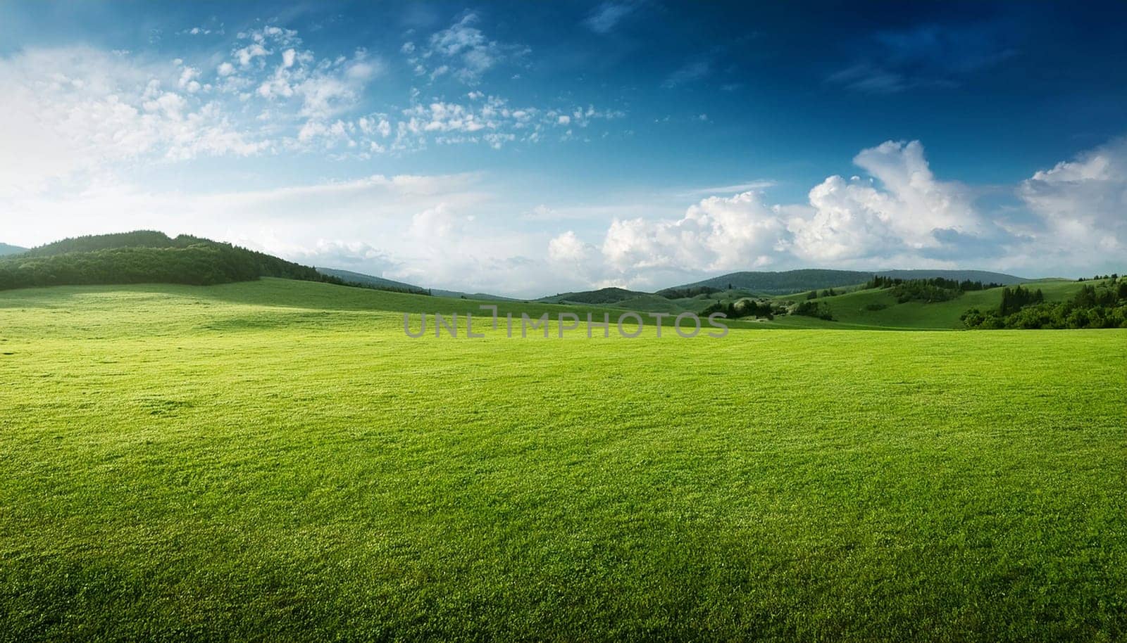 green meadow grass useful as a background, AI generated image