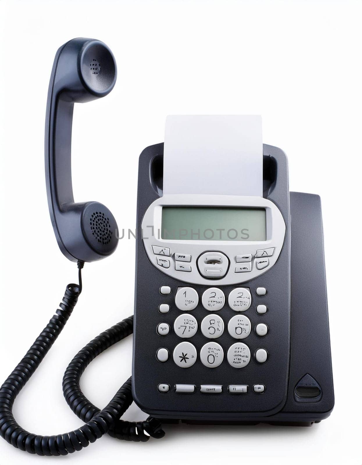 vintage landline telephone, AI generated image