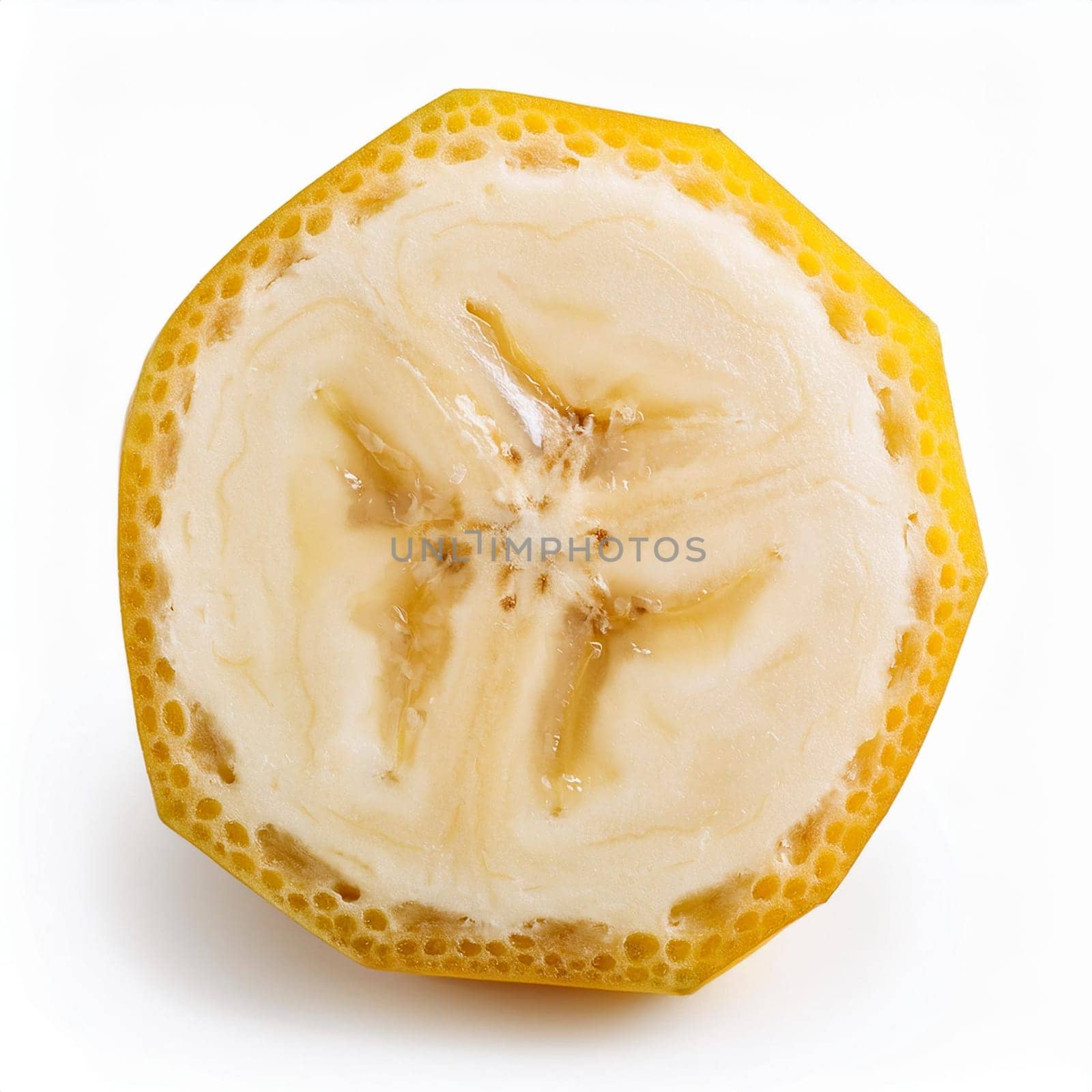 sliced banana fruit vegan food, AI generated image
