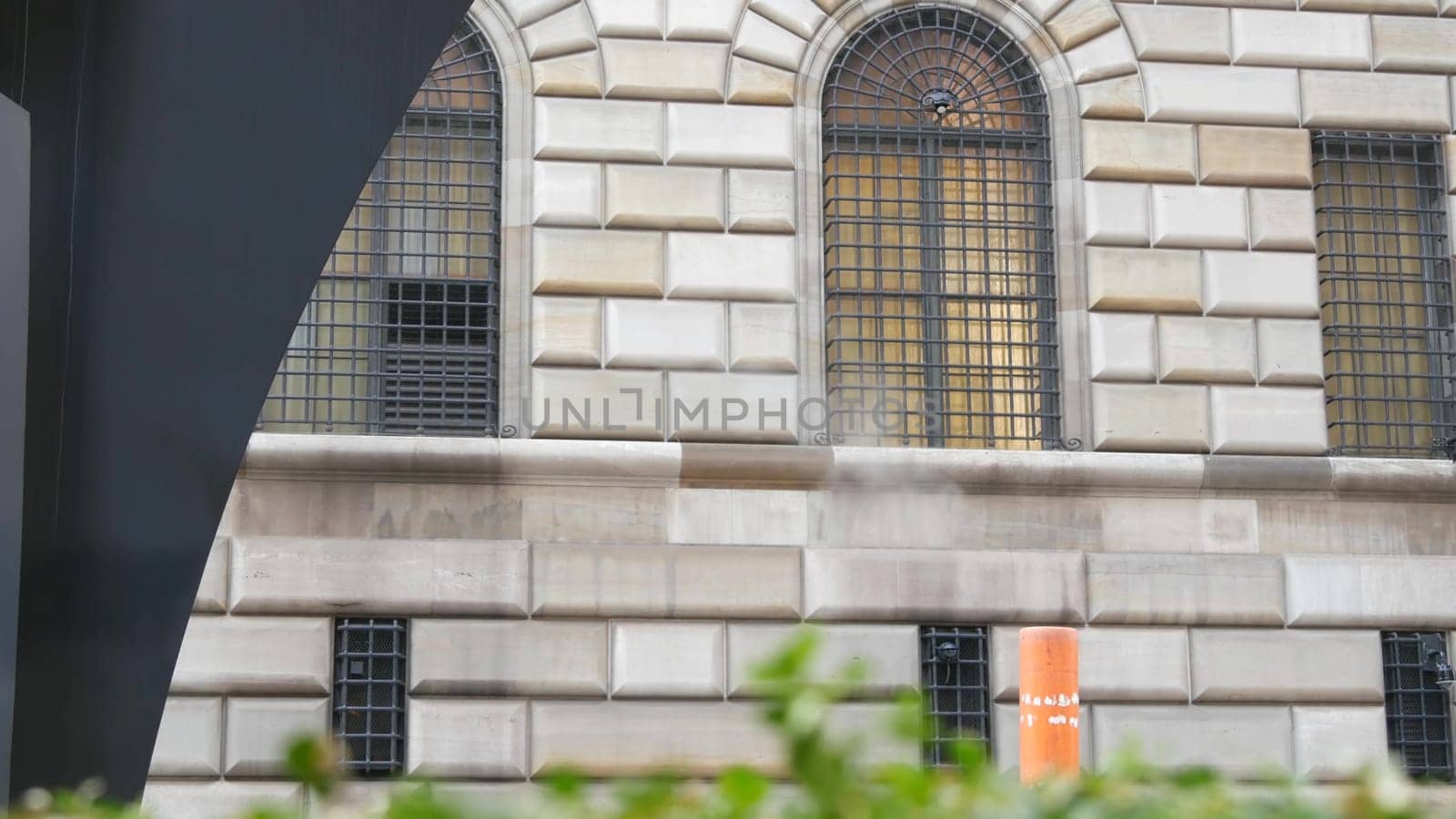 New York City, United States - 3 Sept 2023: Manhattan Downtown Financial District urban architecture. American Federal Reserve Bank building near Wall street Stock Exchange. USA Federal Reserve System