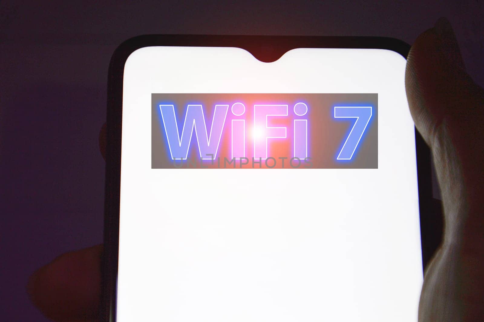 Concept Wi-Fi 7 Next Generation Networking Communication,high speed communication