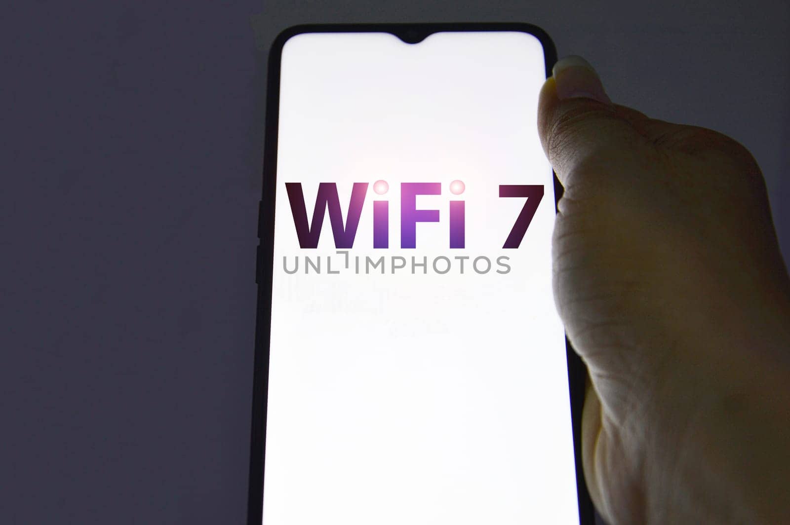 Concept Wi-Fi 7 Next Generation Networking Communication,high speed communication
