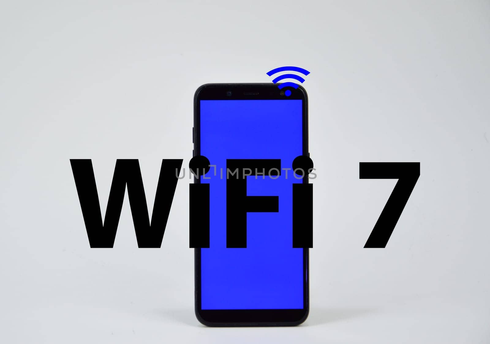 Concept Wi-Fi 7 Next Generation Networking Communication,high speed communication