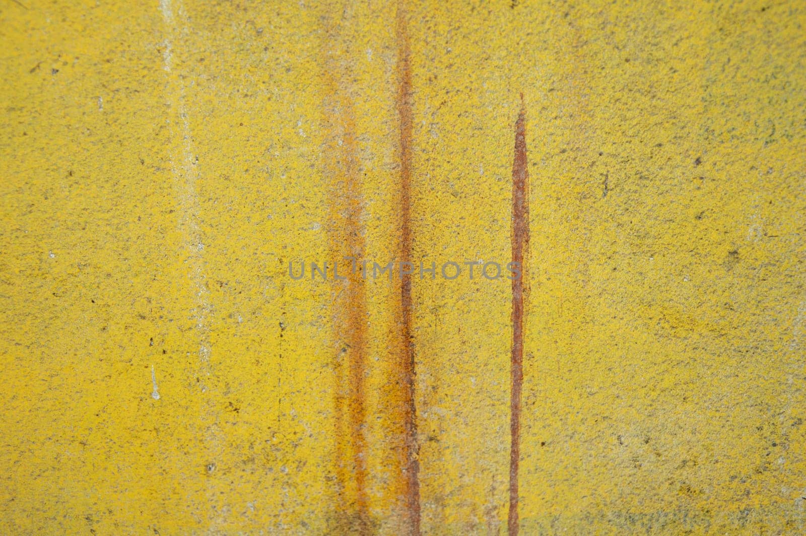 The yellow walls are dirty and old. use as wallpaper