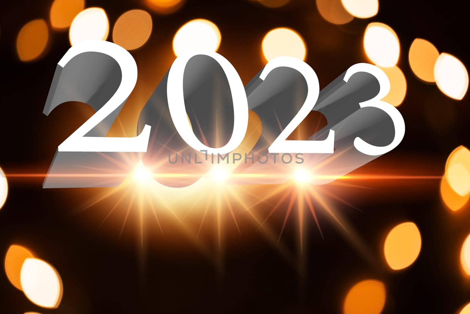Concept to welcome the upcoming year 2023, New Year's Day