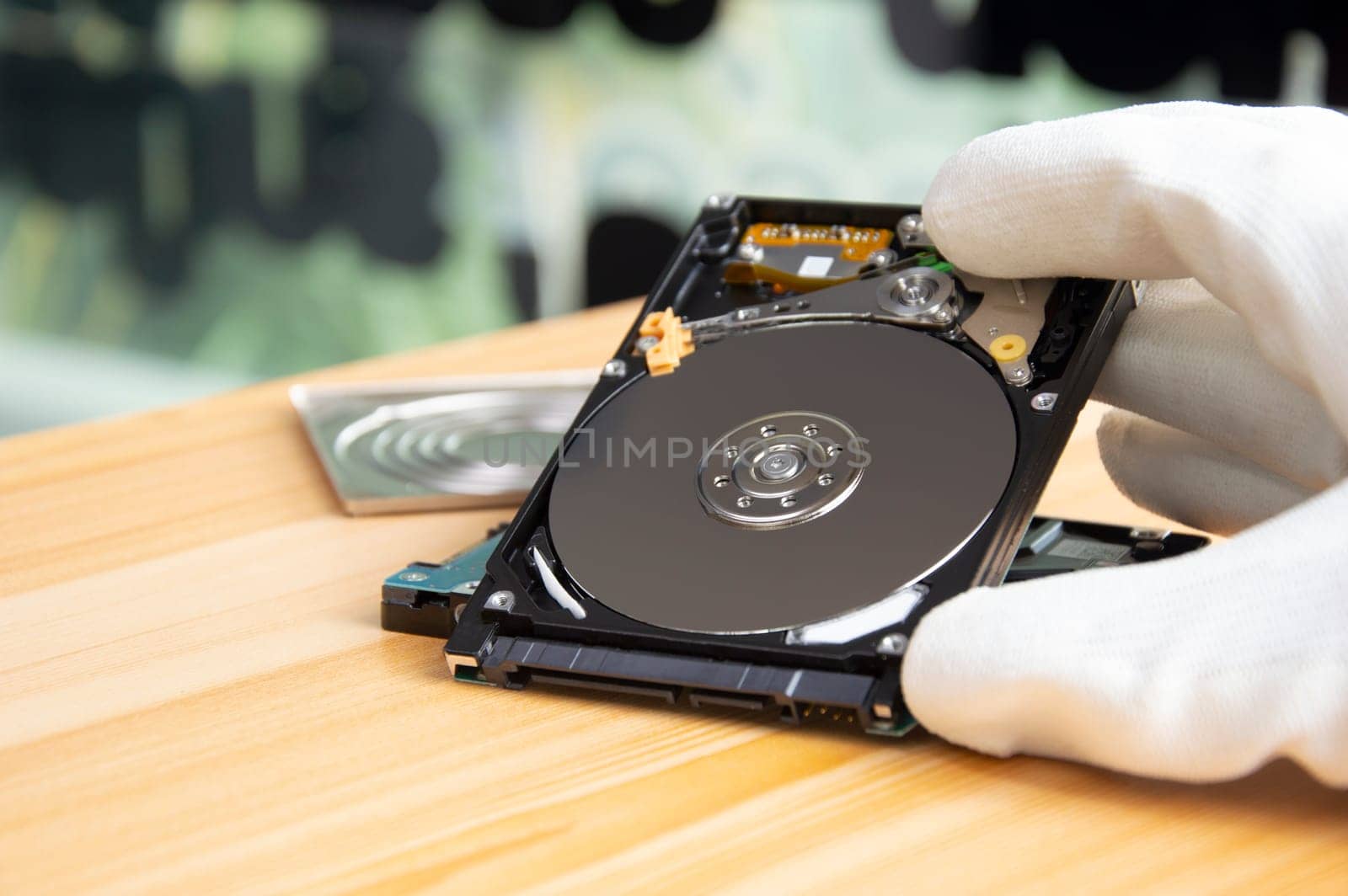 2.5-inch hard disk drive is the part that is used to store data or is called a hard disk as well.