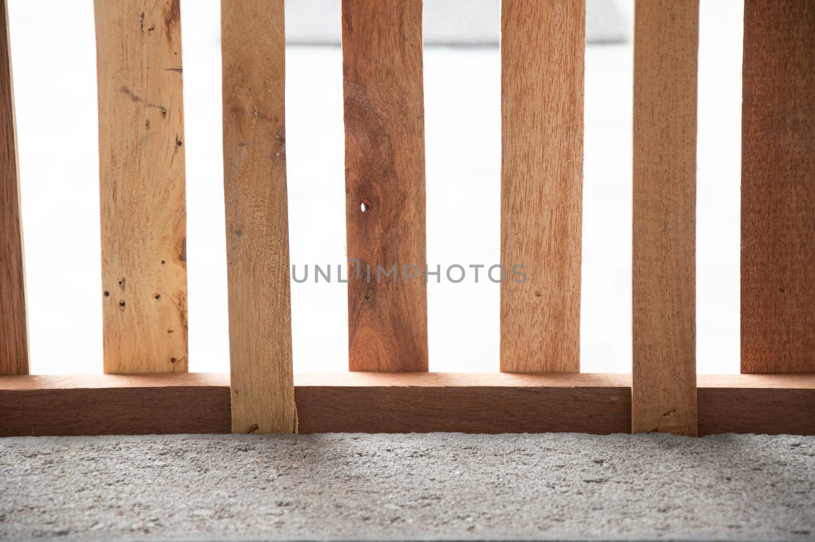 Wood panel and floor image, used as a background image.