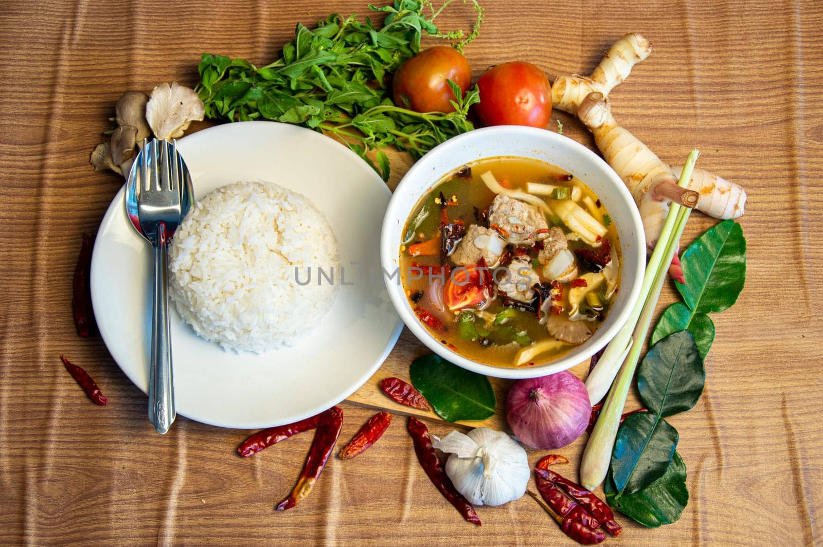 Tom Klong, cartilage, Thai food, Thai street food, original Thai food by boonruen