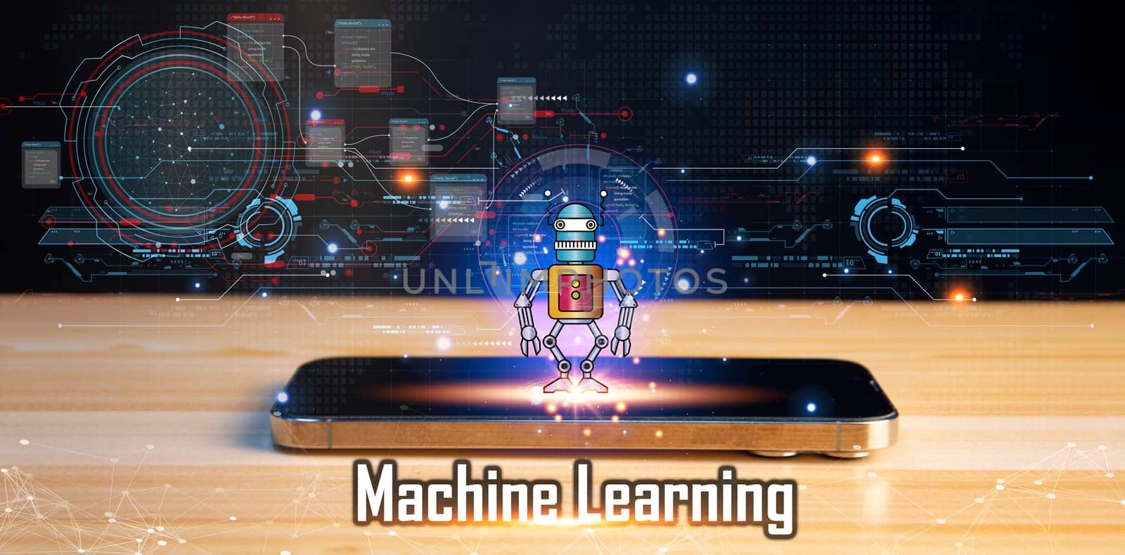 The concept of Machine Learning is to allow computer systems to learn by themselves. By virtue of entering data