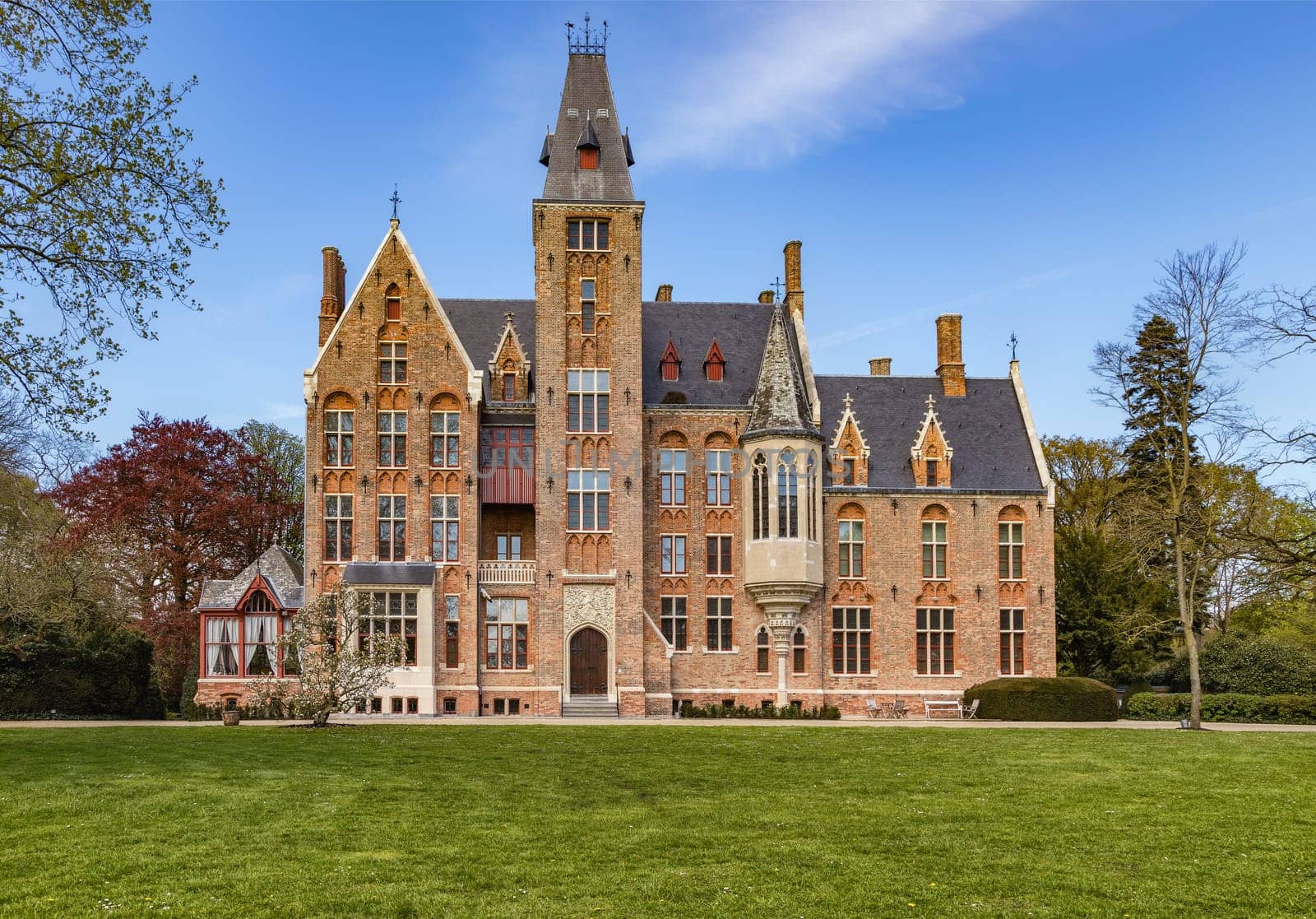 Loppem Castle is a castle situated in Loppem in the municipality of Zedelgem, near Bruges in West Flanders, in the Flemish Region of Belgium.