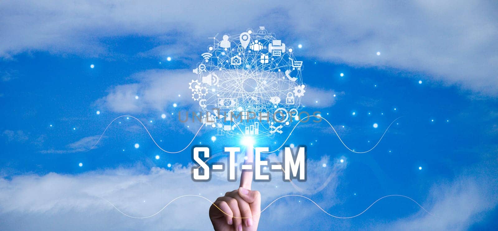 Concept of e-Learning, a learning management system through a network with an emphasis on learners as the center. in teaching and learning Blended style with regular class,stem