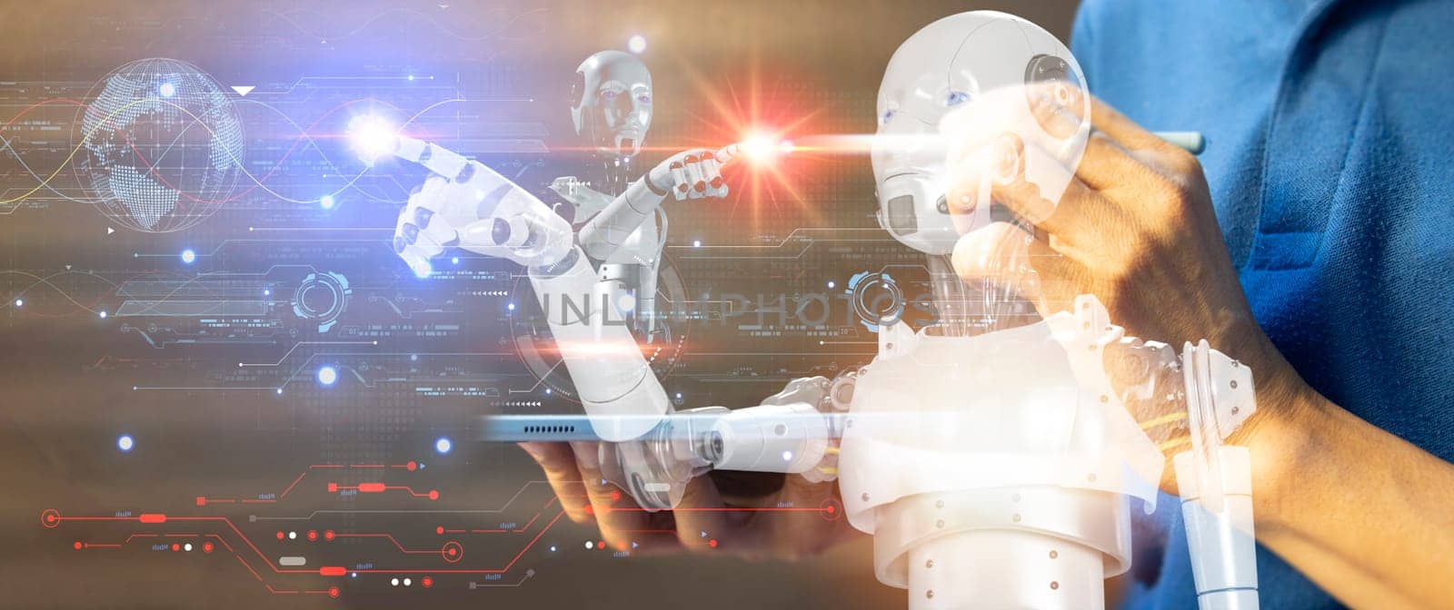 The AI ChatBot concept is unique in that it can interact as naturally as a real human. Industry Innovation 5.0 by boonruen