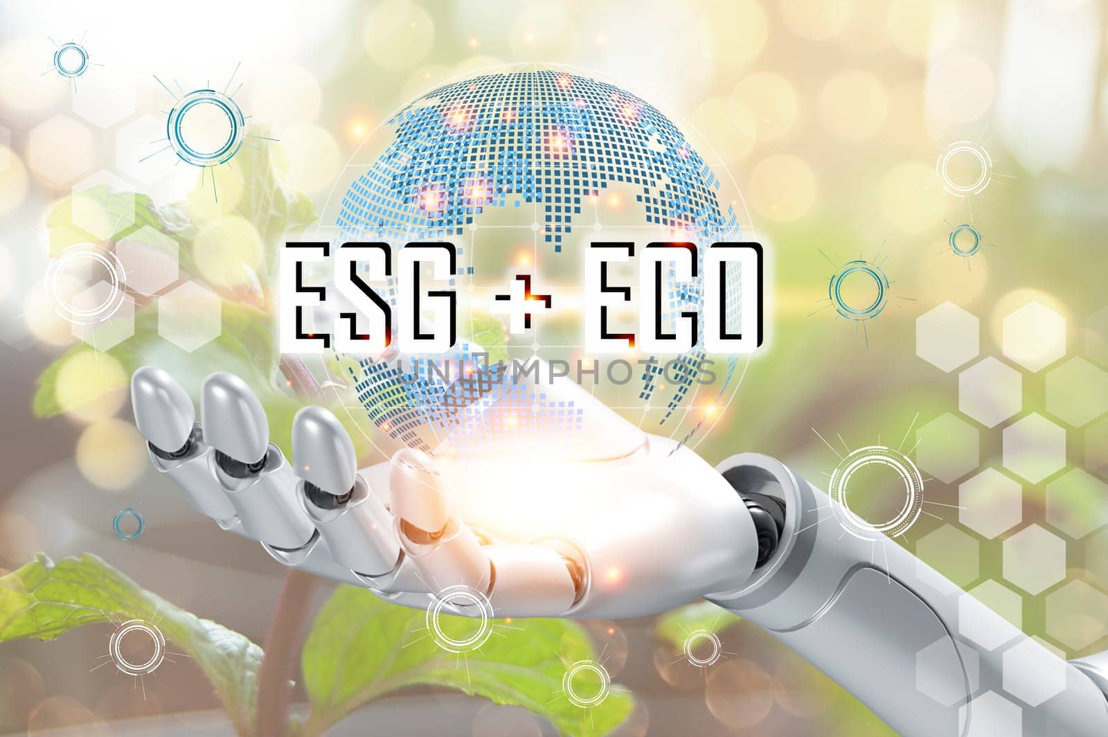 The concept is to combine ESG and ECO systems with artificial intelligence to optimize efficiency.