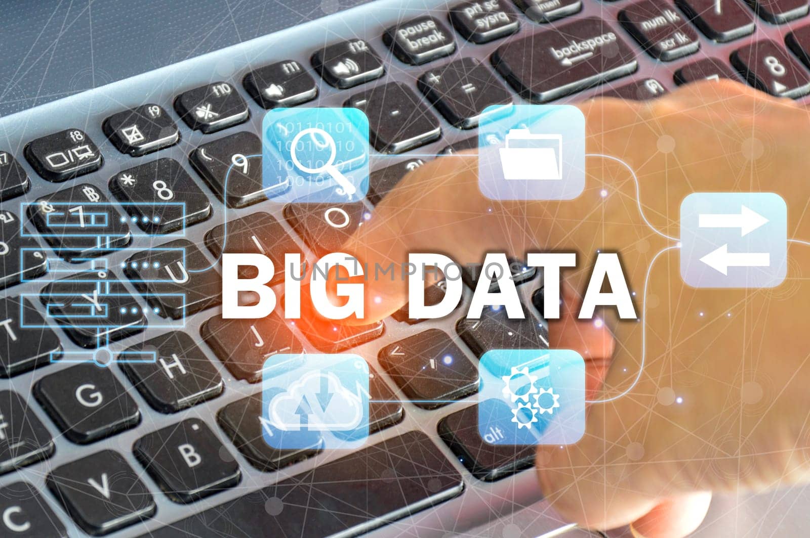 Big data storage and analytics in the cloud or on external server by boonruen