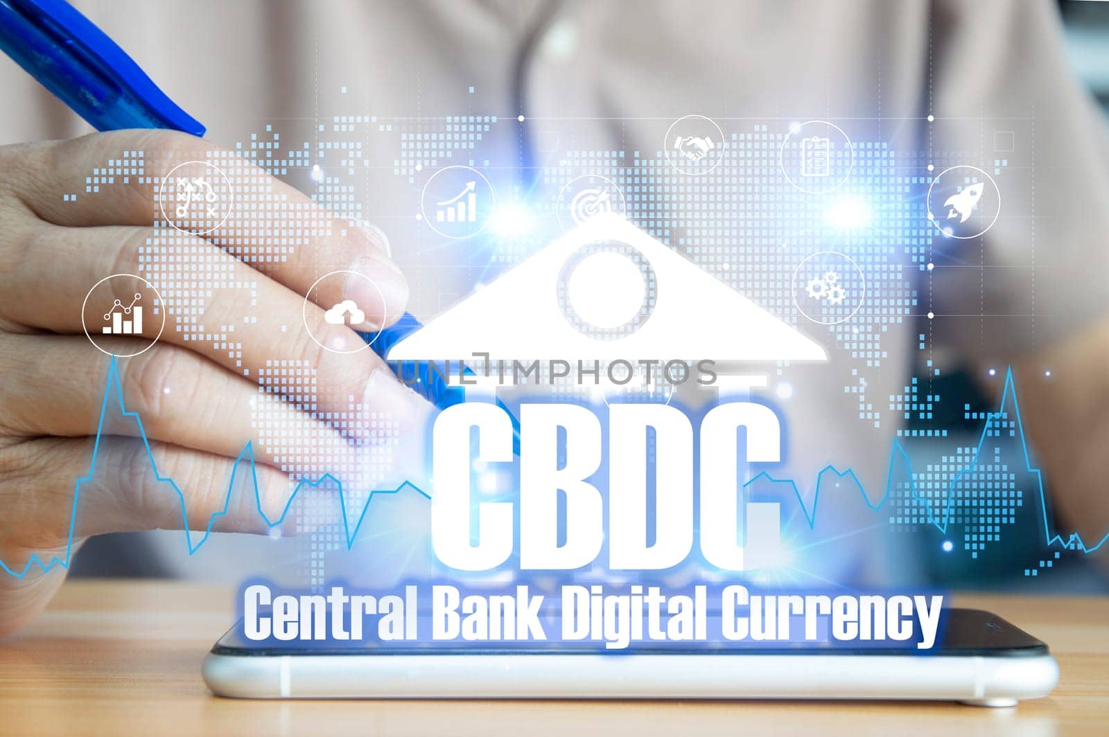 A CBDC is a digital currency issued by a central bank. which has the ability to act as a medium to pay for goods and services can maintain value and is an accounting unit of measurement by boonruen