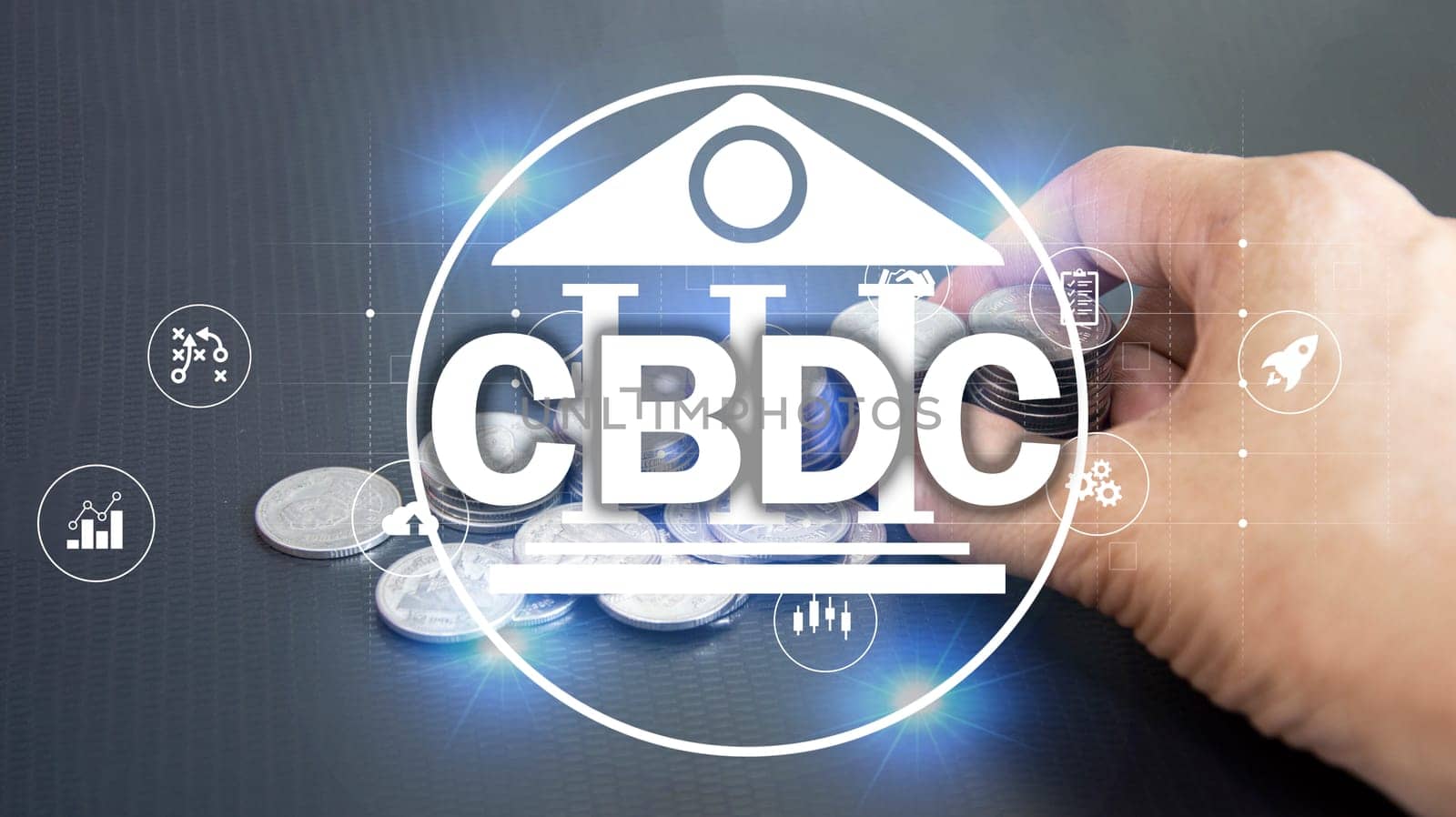 CBDC is a digital currency issued by a central bank. which has the ability to act as a medium to pay for goods and services can maintain value and is an accounting unit of measurement by boonruen