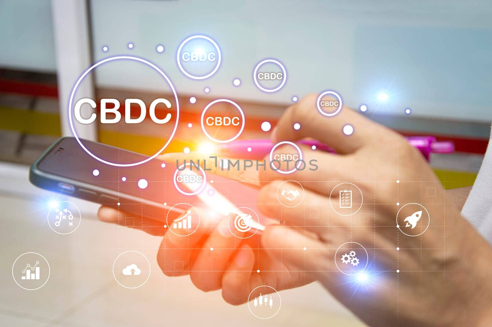 A CBDC is a digital currency issued by a central bank. which has the ability to act as a medium to pay for goods and services can maintain value and is an accounting unit of measurement by boonruen