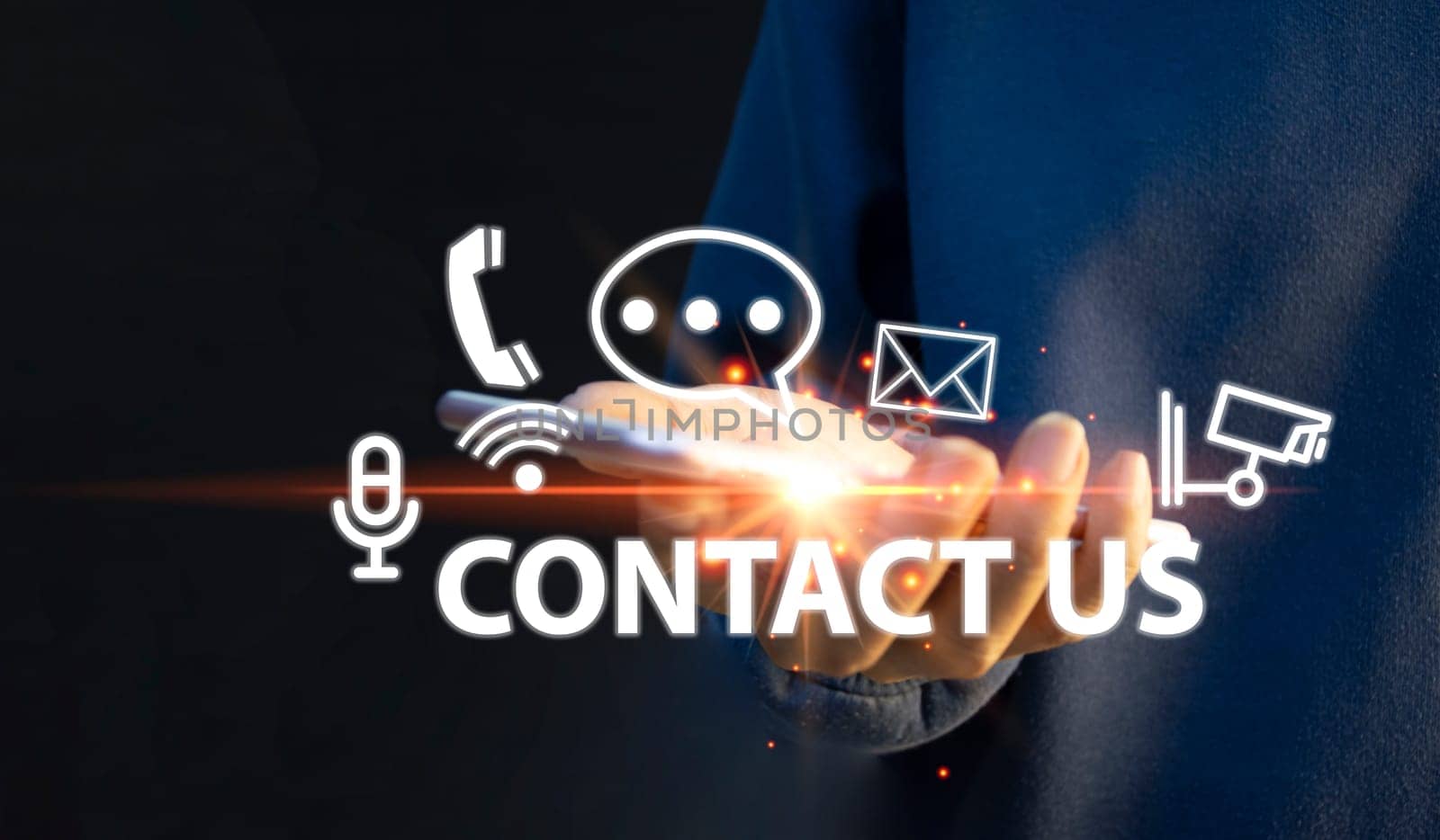 Contact us or our customer support hotline where people connect. and tap the contact icon on the virtual screen, contact us 24 hours. by boonruen