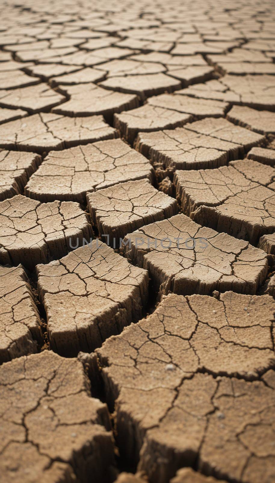 The background of dry cracked earth. The concept of global warming and climate change.