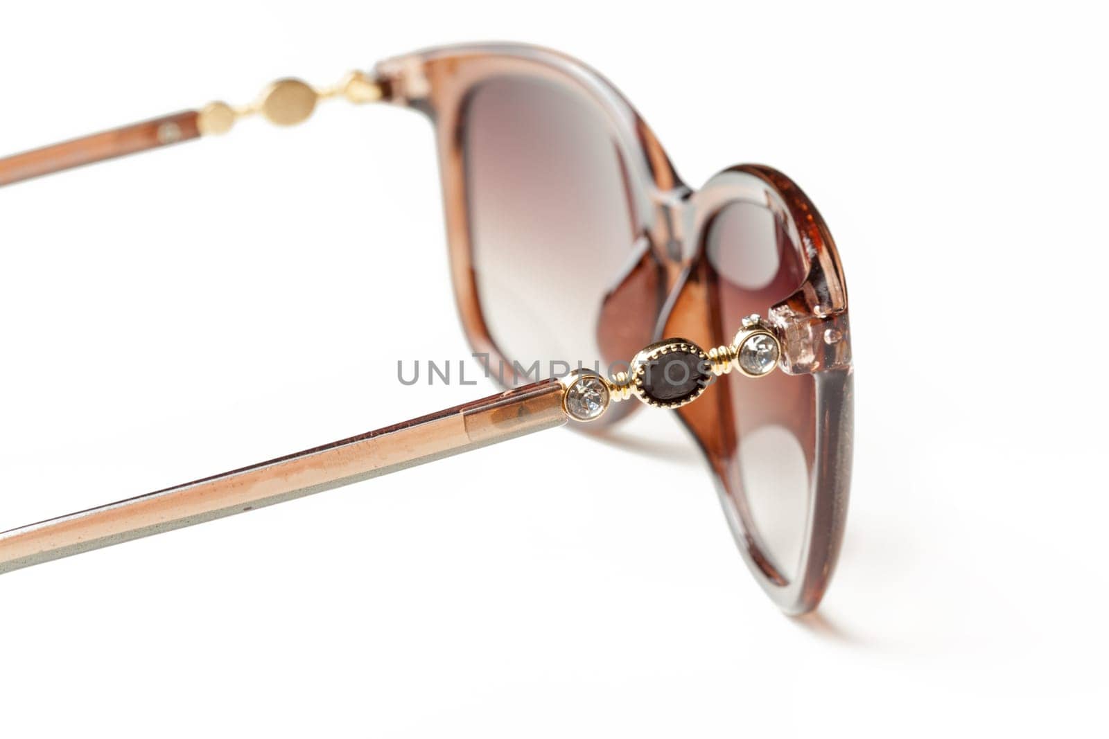 Fashion sunglasses isolated on white by Fabrikasimf