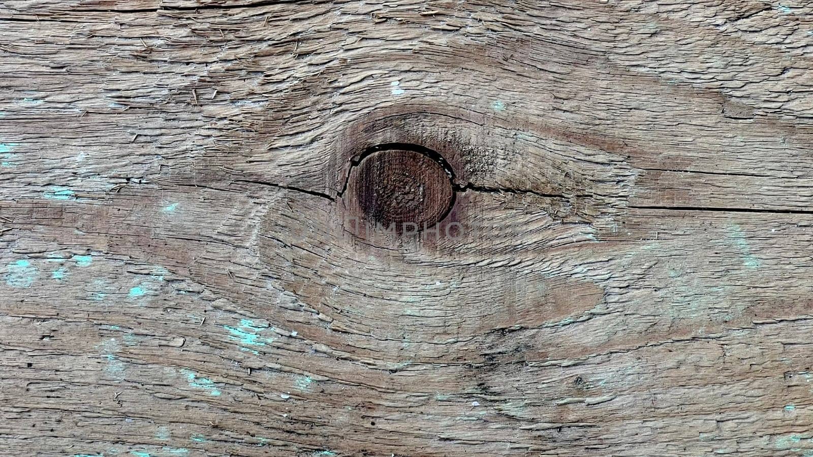 A detailed view of an old wooden surface showcasing its unique grain and color variations.