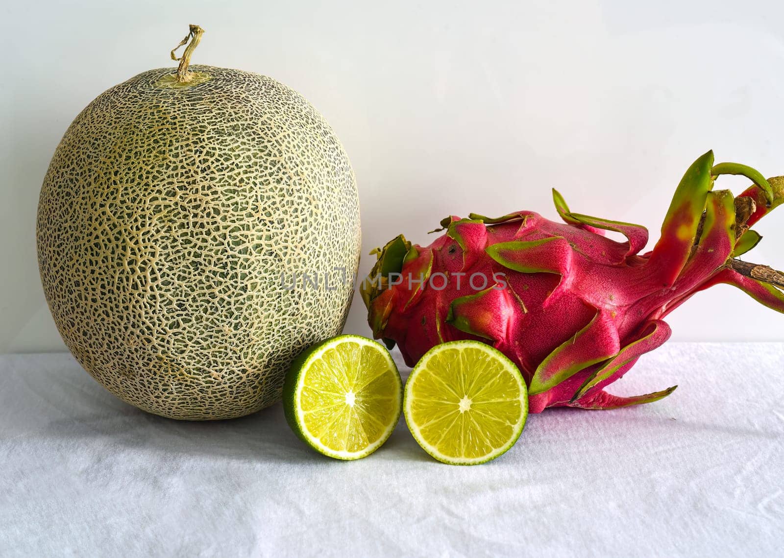 Vietnamese fruit on white background