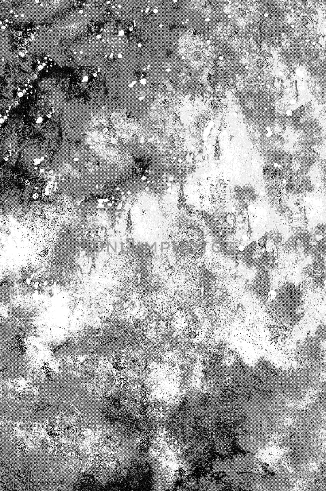 Monochrome abstract background image with spots on the surface