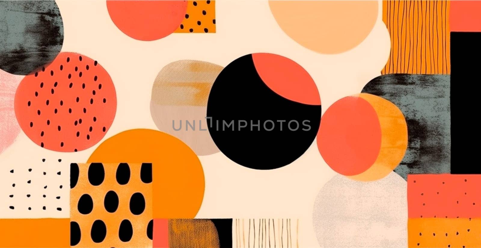 Abstract geometric shapes multicolored background by BEMPhoto