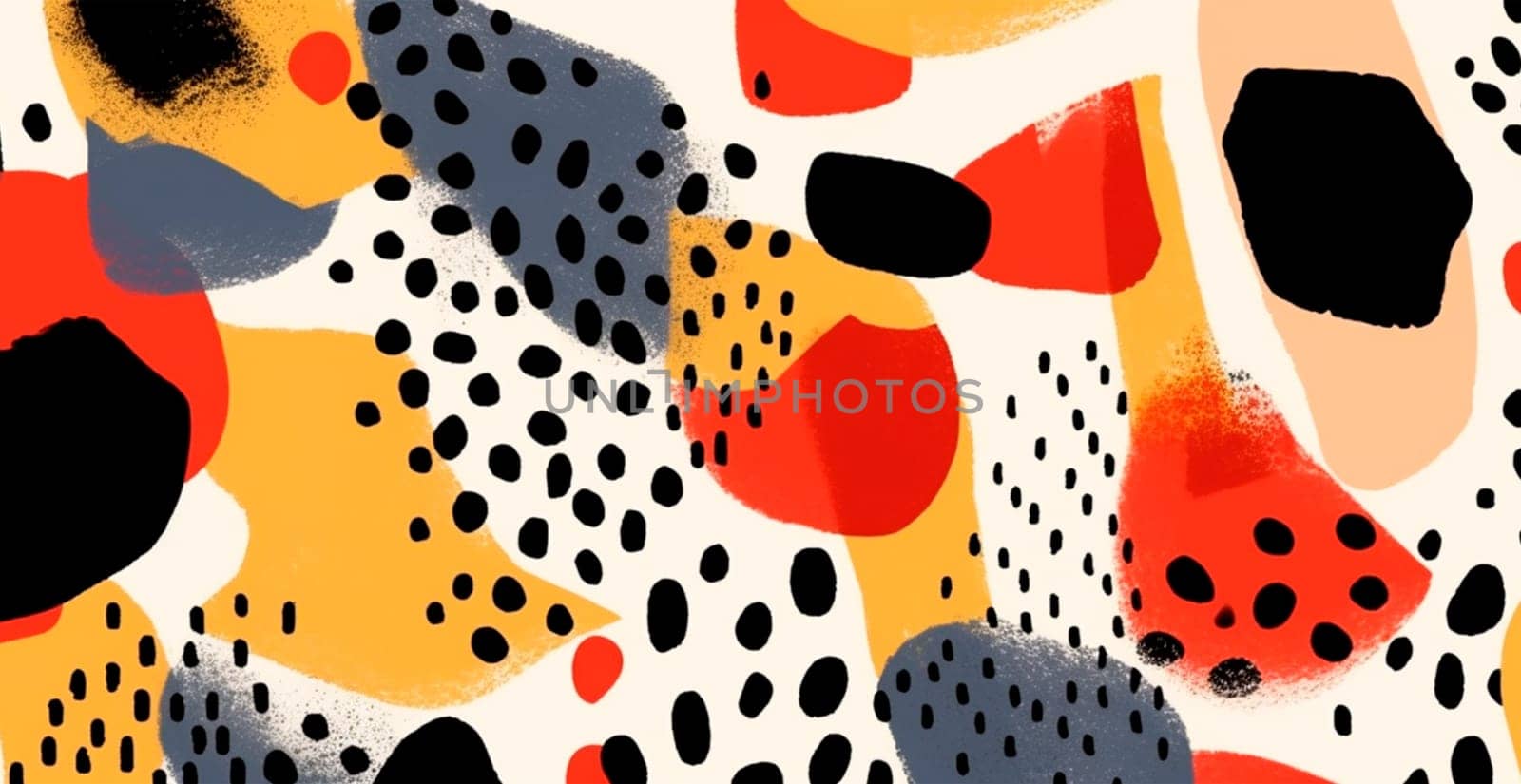 Abstract geometric shapes multicolored background - image