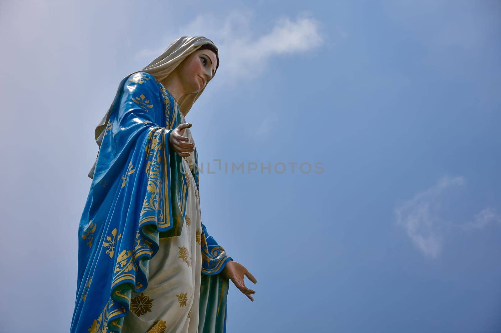 The Virgin Mary statue at The Cathedral of the Immaculate Conception is a Roman Catholic Diocese of Chanthaburi.