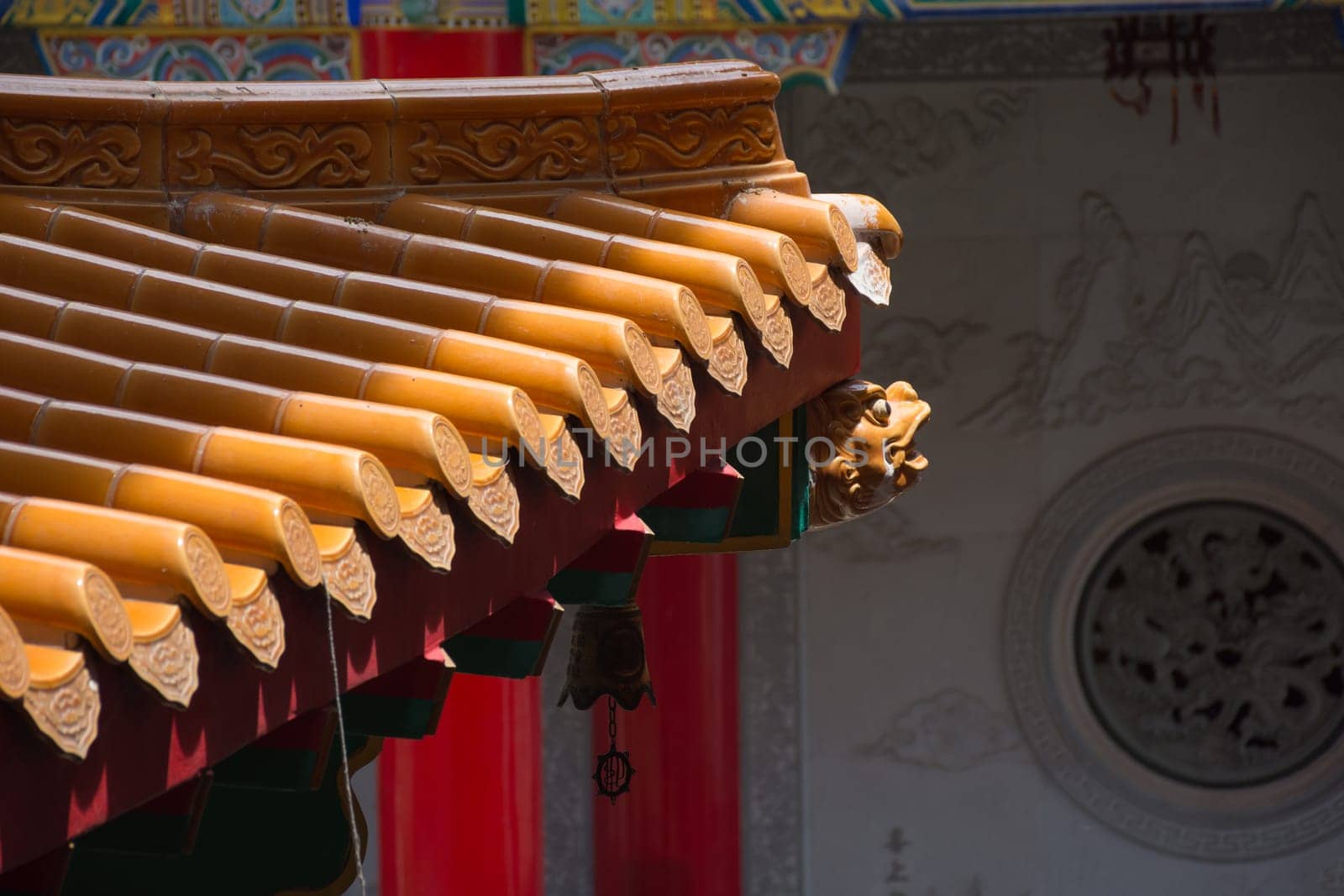Art of building in Chinese temple