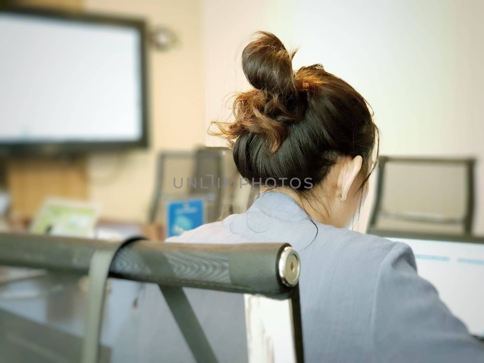 Asian business woman discussion with team and work by laptop or computer notebook in meeting room at her corporate office