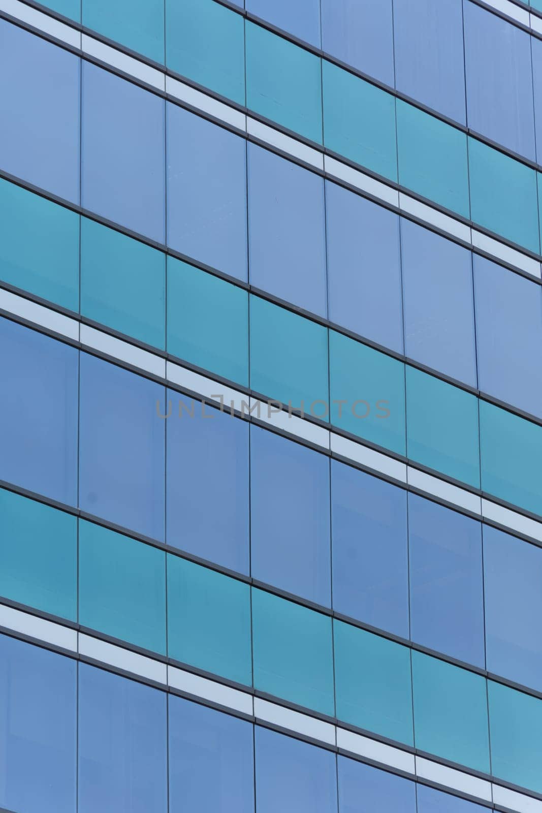 Big glass office building in a Bangkok city