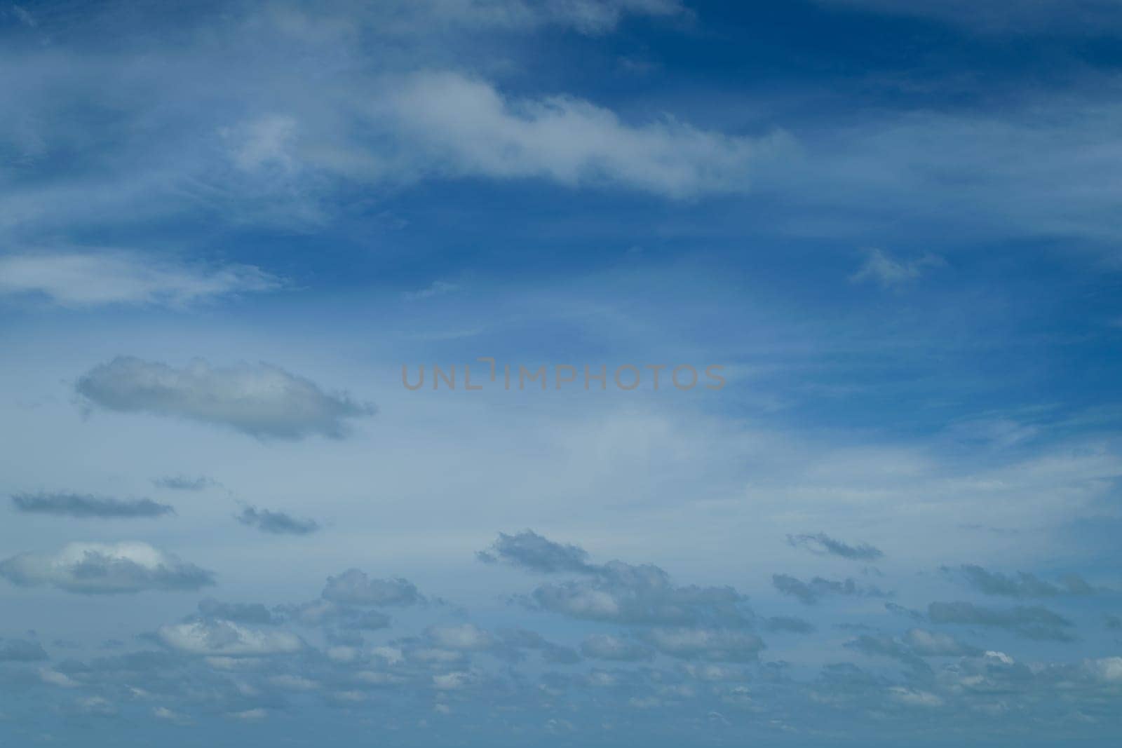 Nature cloudscape with blue sky and white cloud