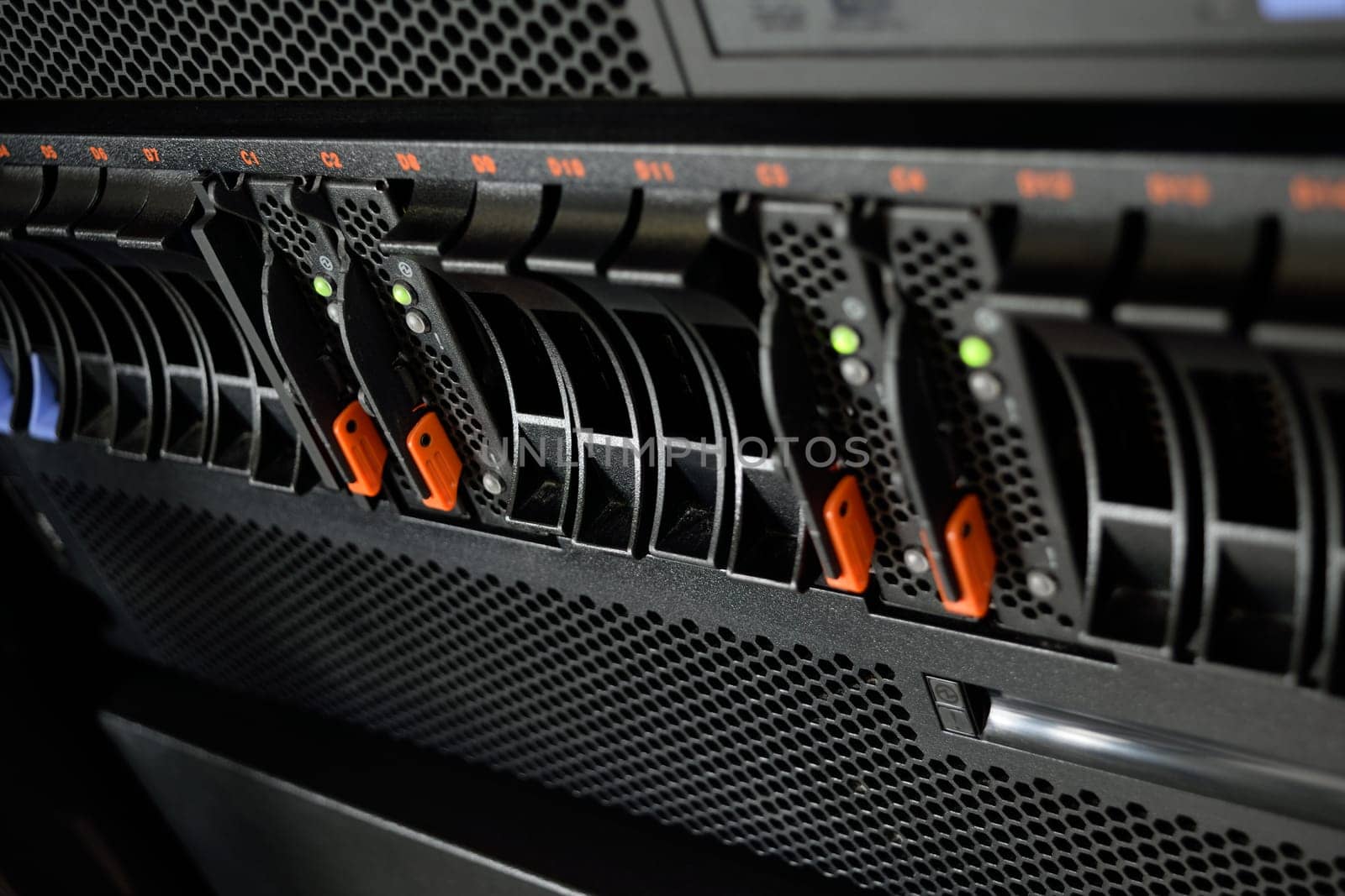 Computer Server and raid storage in datacenter