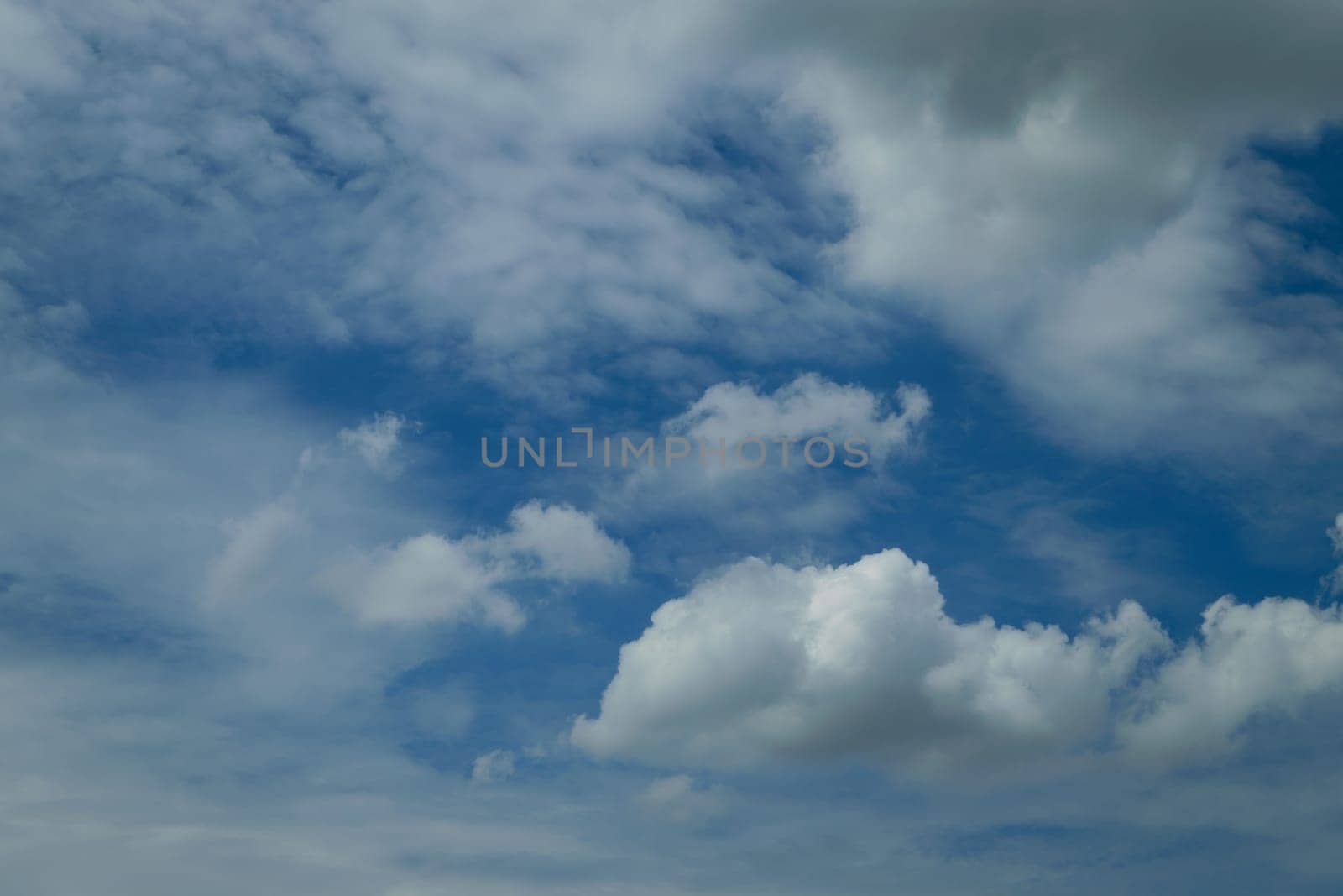 Nature cloudscape with blue sky and white cloud