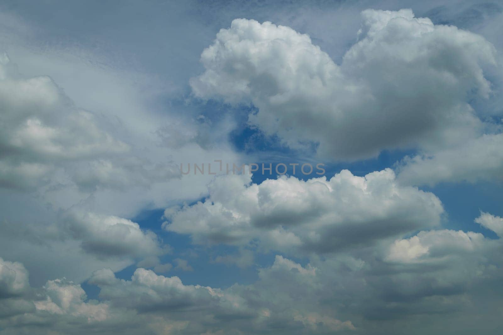 Nature cloudscape with blue sky and white cloud