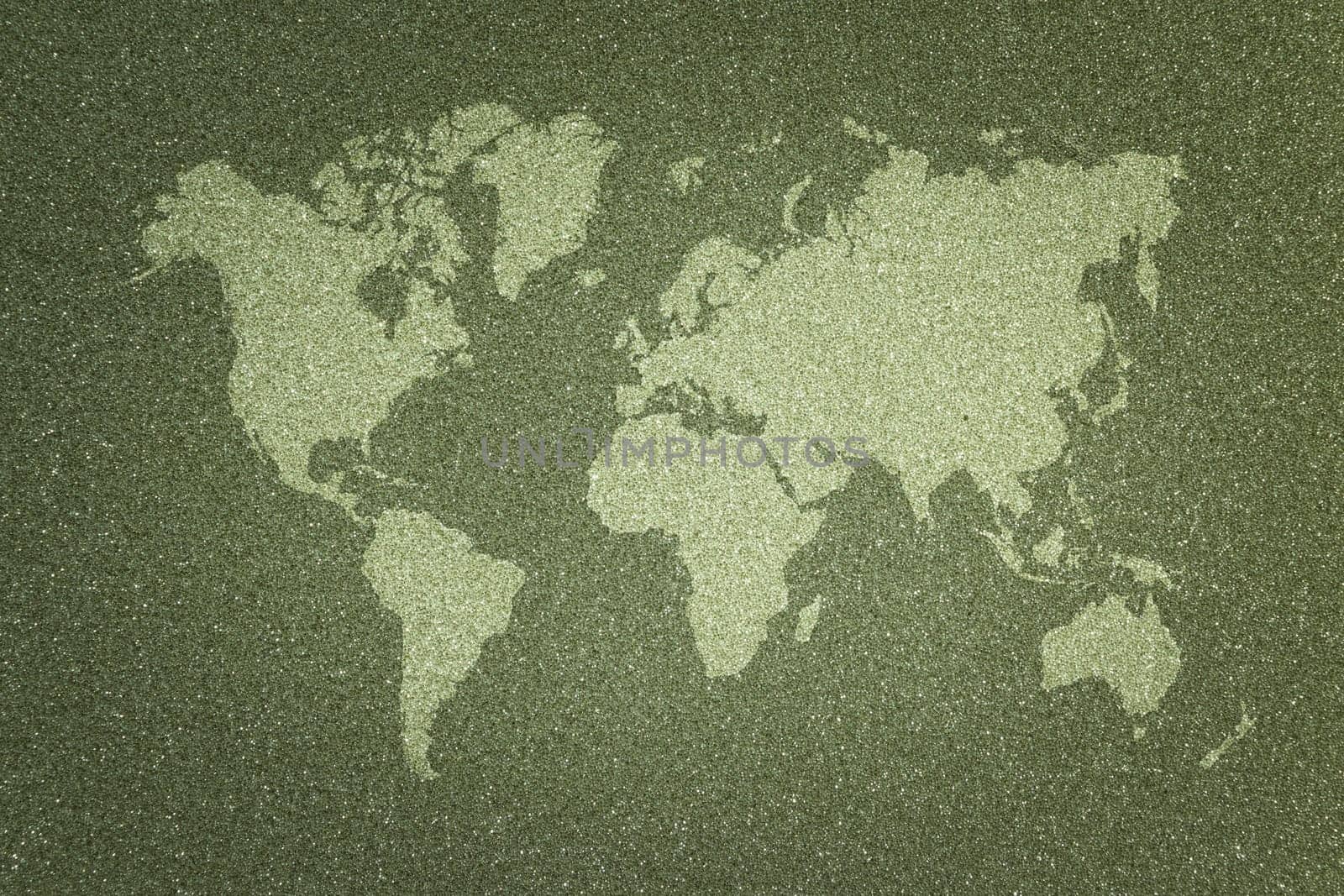 Wall texture background surface natural color with world map
