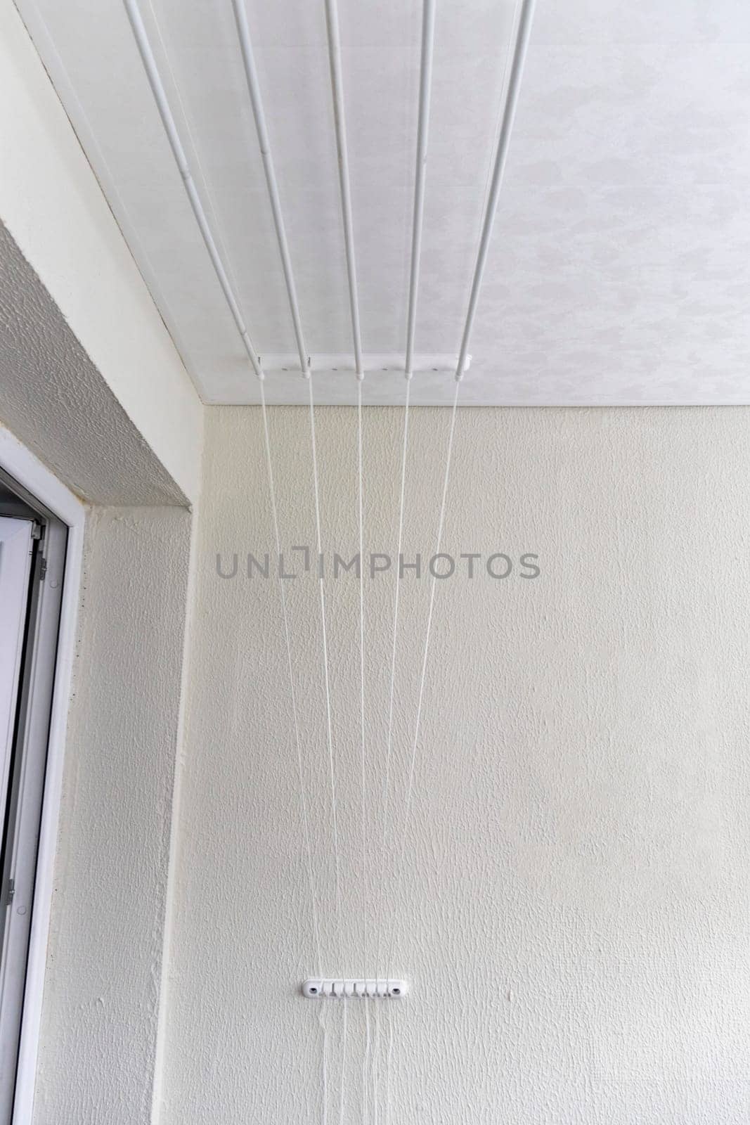 Cloth dryer fixture on the ceiling